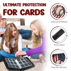 Baseball Card Binder 900 Pockets, Trading Card Binder 9 Pocket with 50 - Image 4