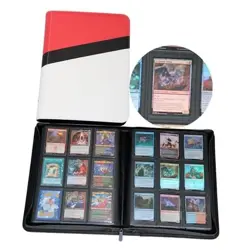 9-Pocket Trading Card Binder, Holds 900 Cards with Sleeves - Card Collector - Image 1