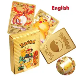 New Foil Black PACK 55 CARDS TCG GX Vmax GX Card Charizard Rare Pokemon Card - Image 3