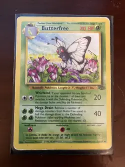 Butterfree 33/64 Jungle Regular Pokemon Card 1999 - Image 1