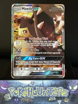 Pokemon Card Mawile GX 141/236 Unified Minds Holo Half Art Ultra Rare NM - Image 1