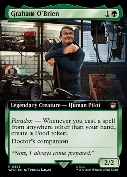 🧙Graham O’Brien R 0396 Borderless WHO Dr Who MTG - Image 1
