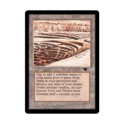 WOTC MtG Antiquities Strip Mine (No Horizon) (R) Fair - Image 1