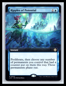 MTG Ripples of Potential Borderless Regular Rare Lost Caverns Ixalan Near Mint - Image 1