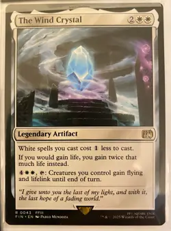 MTG FINAL FANTASY FIN -White Control Cleric Deck Aerith Minwu Rosa Wind Crystal - Image 2