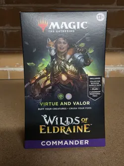 Magic The Gathering Wilds of Eldraine Virtue and Valor Commander Deck MTG 195166232027 - Image 1