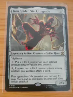 MTG Iron Spider, Stark Upgrade 0166 Spider-Man M/NM Free UK P&P - Image 1