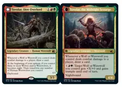Tovolar, Dire Overlord / the Midnight Scourge | ENG | NM MtG Commander Werewolf - Image 1