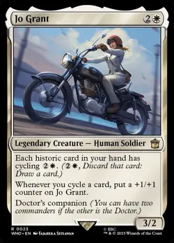 🧙Jo Grant 0023 Foil WHO Dr Who MTG - Image 1