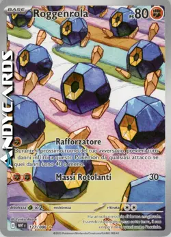 ROGGENROLA 127/086 • Rara Gallery • Fuoco Bianco WHT POKEMON - Image 1
