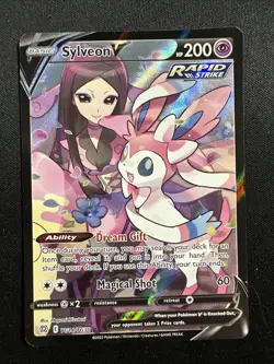Sylveon V TG14/TG30 Swsh09: Brilliant Stars Trainer Gallery Holo Pokemon English - Image 1