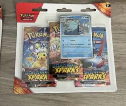 Pokemon TCG Surging Sparks 3 Pack Blister - Zapdos Quagsire Promo - Lot of 2 - Image 2