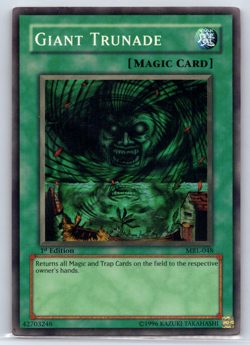 Yugioh Giant Trunade MRL-048 1st Edition Super Rare Magic Ruler LP - Image 1