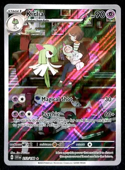 Kirlia Illustrator Rare Scarlet & Violet Base 212/198, NM Pokemon Card - Image 1