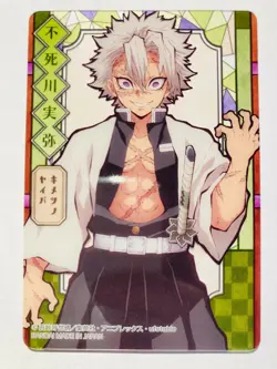 Shinazugawa Demon Slayer Stained glass card Kimetsu Rare From Japan BANDAI F/S - Image 1