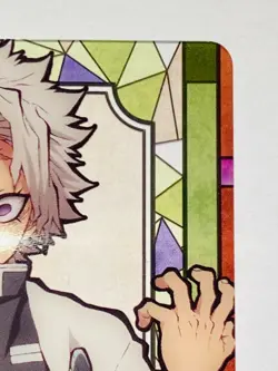 Shinazugawa Demon Slayer Stained glass card Kimetsu Rare From Japan BANDAI F/S - Image 3