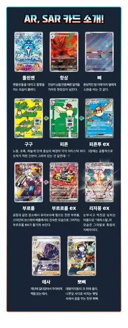 Pokemon Card Ruler of the Black Flame sv3 Factory SEALED Korean Booster Pack.+ 2 - Image 2