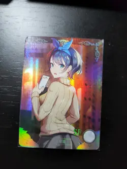 Rent-A-Girlfriend Ruka Sarashina Holo Foil Doujin Trading Card Goddess Story - Image 1