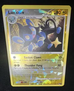 Luxio 8/17 Cracked Ice Reverse Holo POP Series 8 Pokemon Card - NM - Image 4