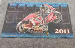 YuGiOh Playmat 5D's Yusei Fudo Hobby League 2011 Trading Card Game Play Mat - Image 1