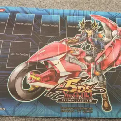 YuGiOh Playmat 5D's Yusei Fudo Hobby League 2011 Trading Card Game Play Mat - Image 4