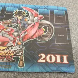 YuGiOh Playmat 5D's Yusei Fudo Hobby League 2011 Trading Card Game Play Mat - Image 5