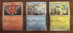 POKEMON TCG 4 Sets Of CHARMANDER, SQUIRTLE, BULBASAUR Cosmos Holo Promo Cards - Image 3