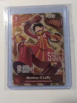 Monkey.D.Luffy P-080 Bandai Card Games Fest 24-25 Promo Near Mint NM - Image 1