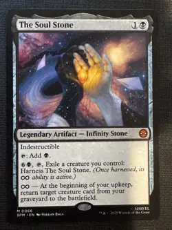 The Soul Stone Marvel's Spider-Man Regular Near Mint Magic The Gathering - Image 1