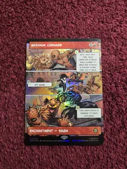 Maximum Carnage 0225 Foil Borderless Marvels Spider-Man - Image 1