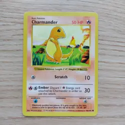 Pokemon TCG Vintage Charmander 46/102 Charmeleon 24/102 Shadowless Base Set - Image 2