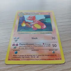 Pokemon TCG Vintage Charmander 46/102 Charmeleon 24/102 Shadowless Base Set - Image 4