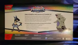 Prismatic Evolutions Lucario Ex & Tyranitar Ex Premium Collection 2025 Pokemon - Image 2