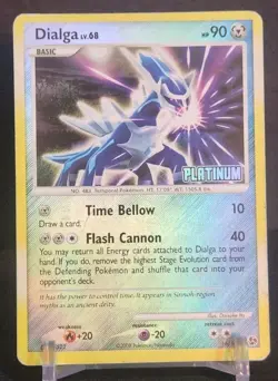 Pokemon TCG Dialga LV.68 Reverse Holo Rare Burger King Stamped Platinum 16/106 - Image 1