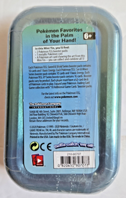 POKEMON TCG SWORD & SHIELD GALAR PALS YAMPER & MORPEKO MINI TIN SEALED NEW 2020 - Image 2