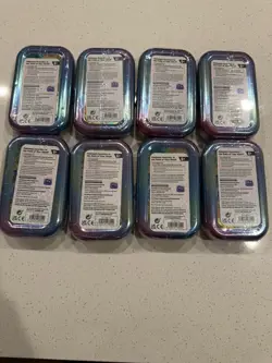 Pokemon Prismatic Evolutions Mini Tin Bundle x8 Full Set Tins NEW/SEALED - Image 2