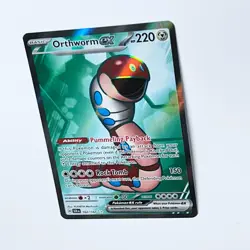Orthworm ex Pokemon Stellar Crown 162/142 Full Art Ultra Rare NM - Image 2