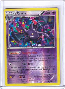 Crobat Reserve Holo Rare #33 Pokemon Phantom Forces 2014 TCG - Image 1