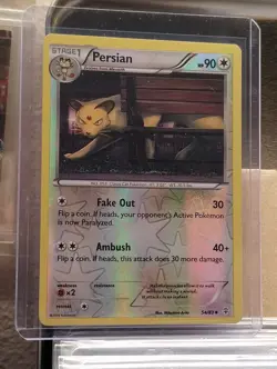 Pokemon TCG - Persian 54/83 Reverse Holo (2016) XY Generations (LP) - Image 1