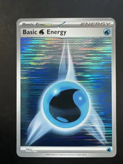 Basic Water Energy - SVE019 - Holo Pokemon Black Bolt & White Flare NM - Image 1