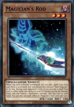 Magician's Rod Unl Common LEDD-ENA05 Yu-Gi-Oh! - Image 1