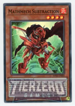 Yugioh Mathmech Subtraction MYFI-EN004 Super Rare 1st Edition NM/LP - Image 1