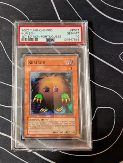 PSA 10 Yugioh Kuriboh MRD-071 PMT-P071 1st Edition PORTUGUESE Metal Raiders - Image 1