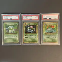 Pokemon Card Classic Venusaur Evolution Line PSA10 GEM MINT 3x Set Sequential JP - Image 1