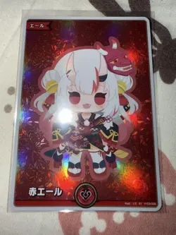 Hololive Bikkhiki Ayame Red Ale Holo Trading Card Limited - Image 1