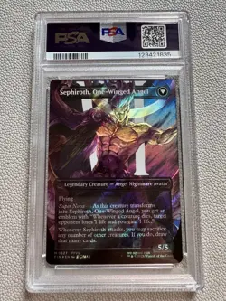 2025 MTG FF Sephiroth, Fabled Soldier, One-Winged Angel SURGE Foil 0527 PSA 10 - Image 2