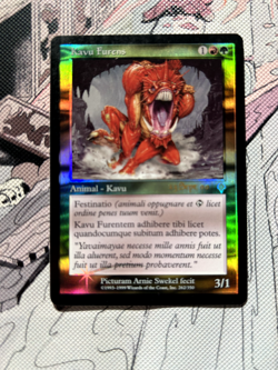 (Latin Promo) (Foil) Raging Kavu | Near Mint | 2000 Vintage | Invasion #262 MTG - Image 1