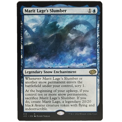 x1 Marit Lage's Slumber J22 MTG M/NM Blue Rare Legendary Snow Enchantment TCG - Image 1