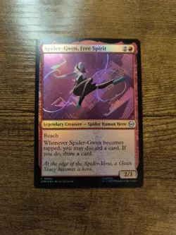 Spider-Gwen, Free Spirit (Foil) C 0090 Marvel's Spider-Man MTG NM/M Eng - Image 1