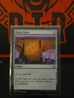 NM Boros Signet, MTG, Bloomburrow Commander, Magic the Gathering, 128 - Image 1